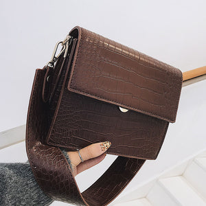 Remiel Crocodile Pattern Handbags