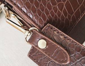 Remiel Crocodile Pattern Handbags